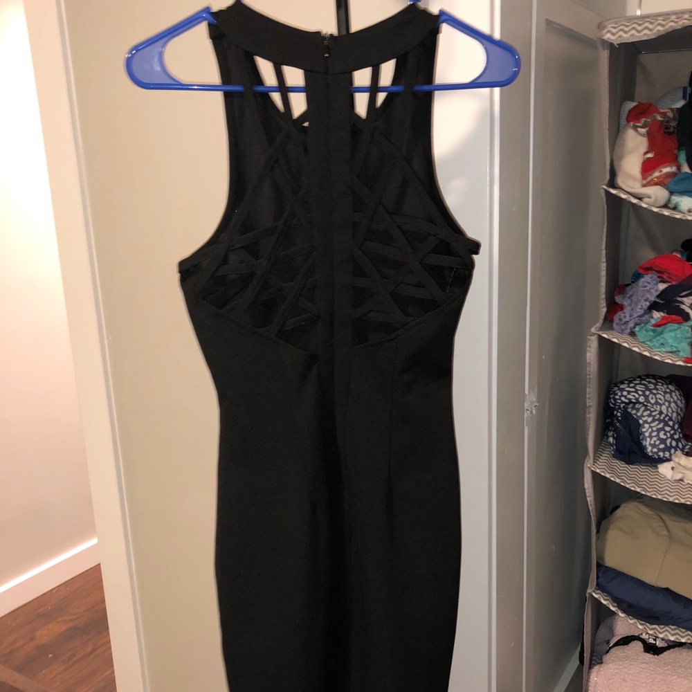 Super sexy tight black dress